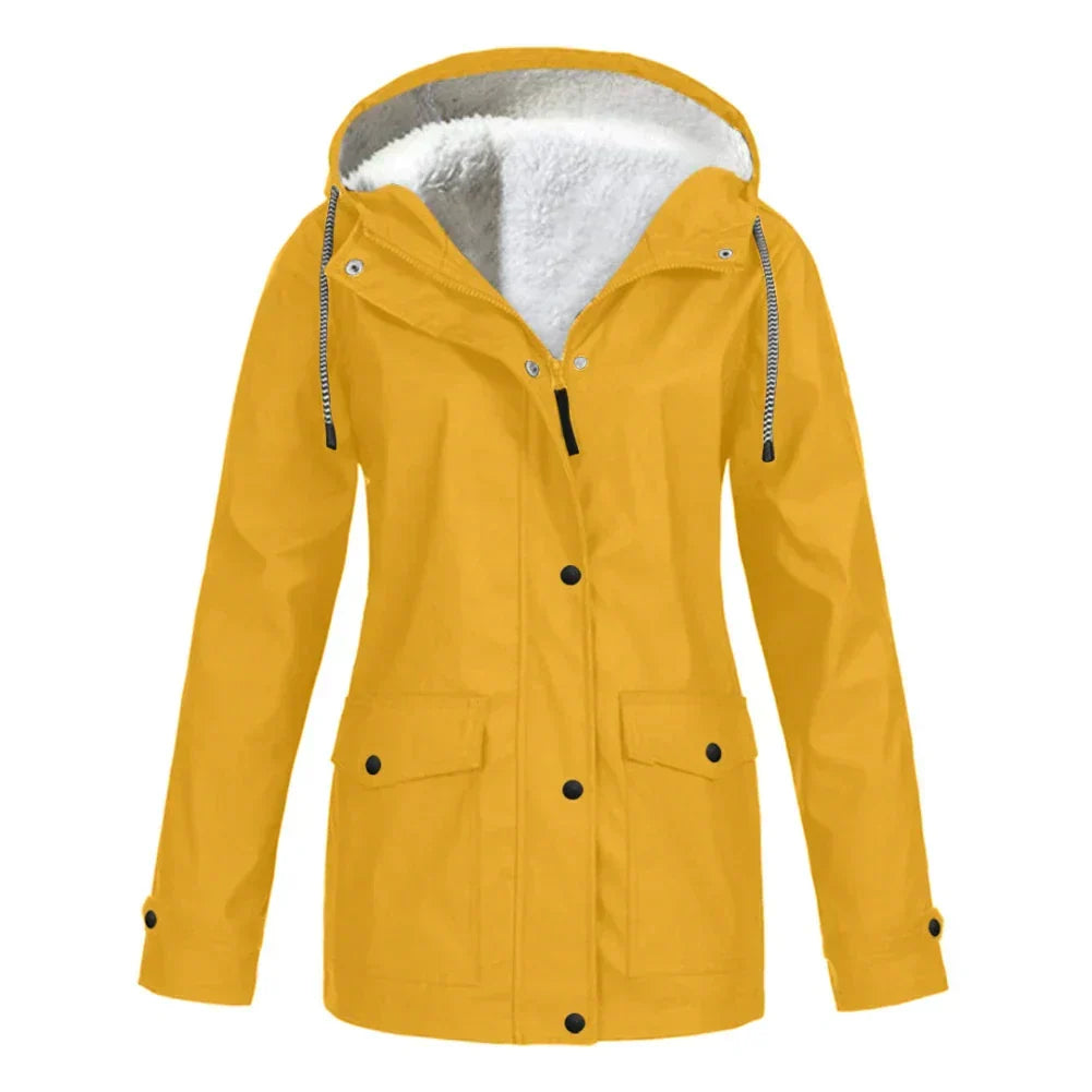 Women's Hooded A-Line Raincoat
