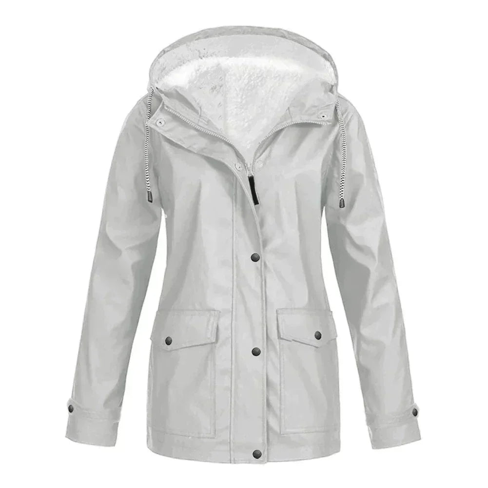 Women's Hooded A-Line Raincoat