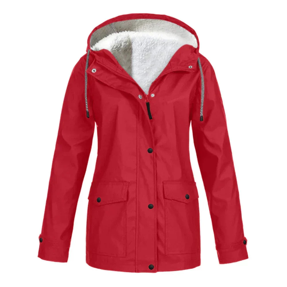 Women's Hooded A-Line Raincoat