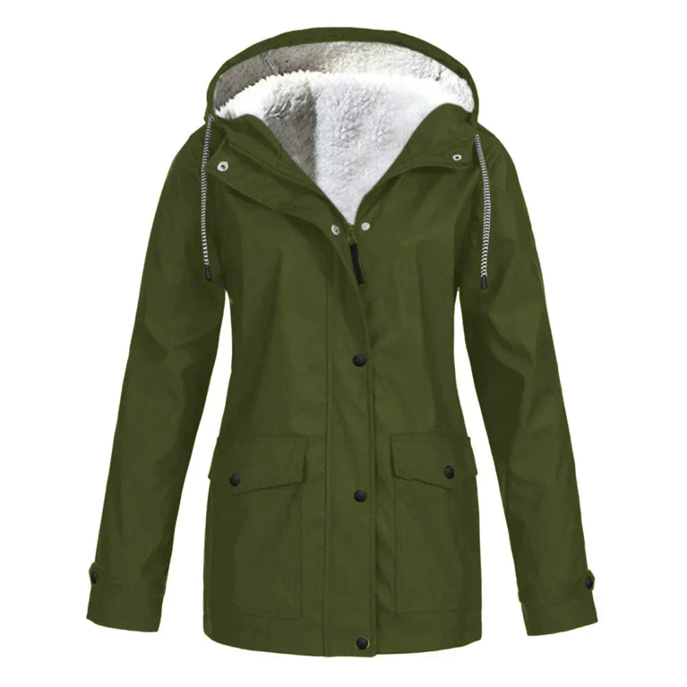 Women's Hooded A-Line Raincoat