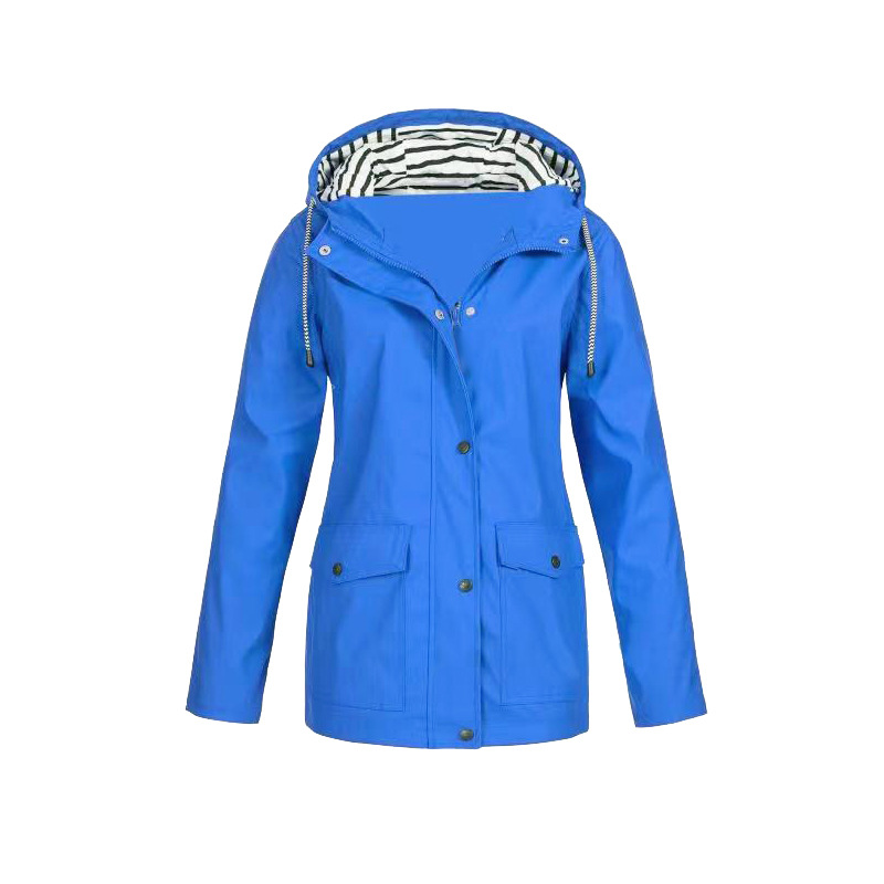 Women's Hooded Mid-Length Jacket