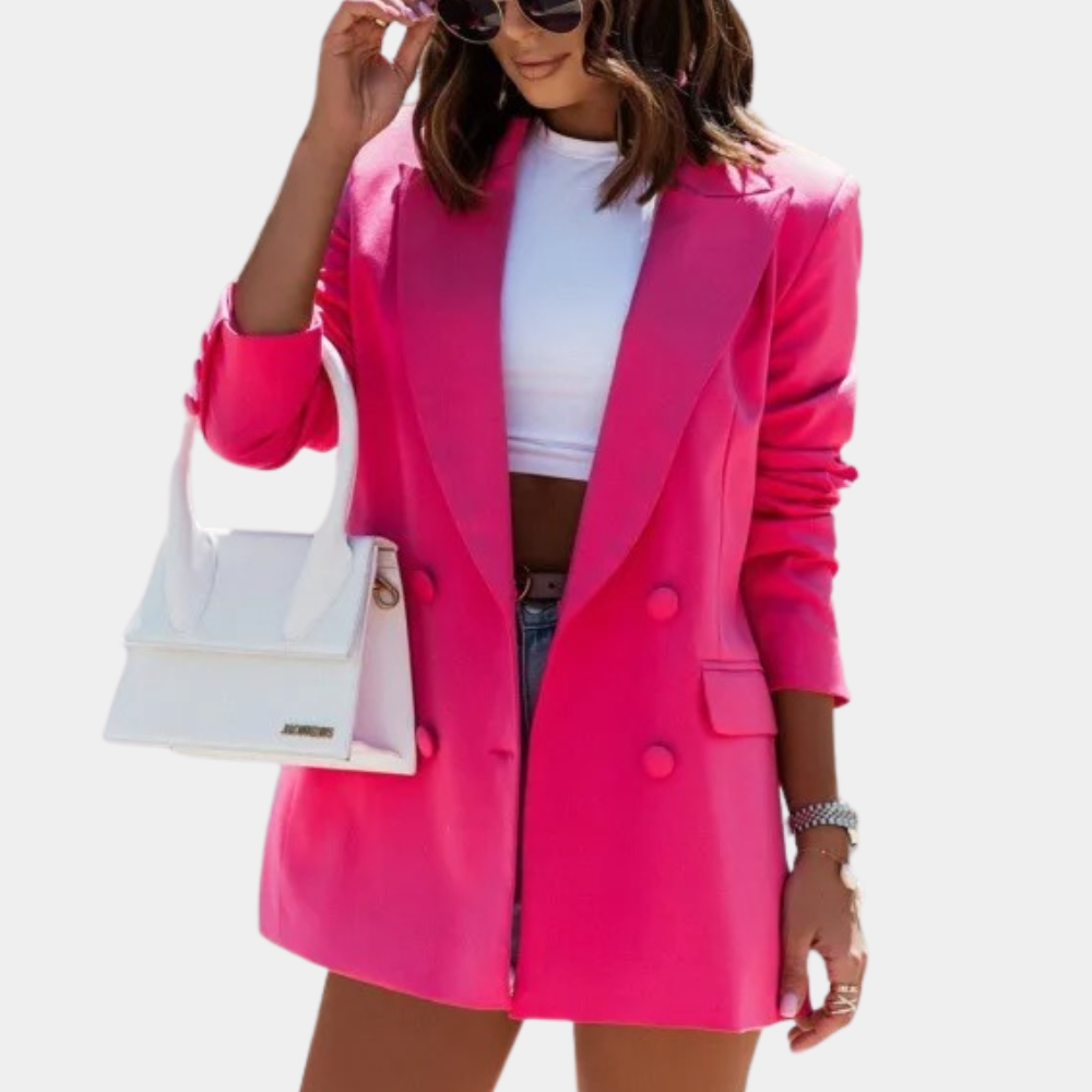 Women's Long Blazer - Comfortable and Stylish