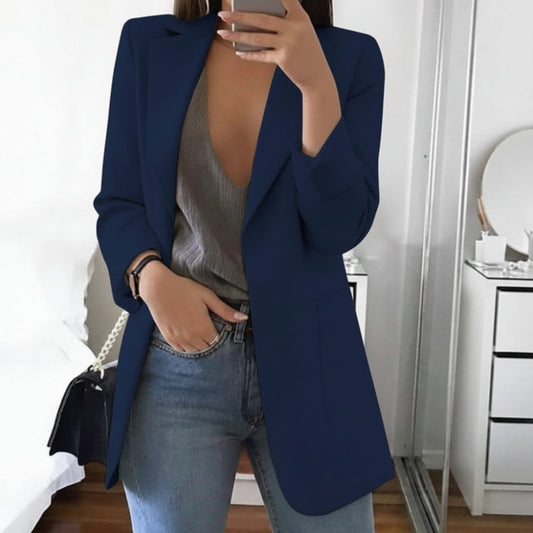 Women's Long-Sleeve Notch Lapel Blazer