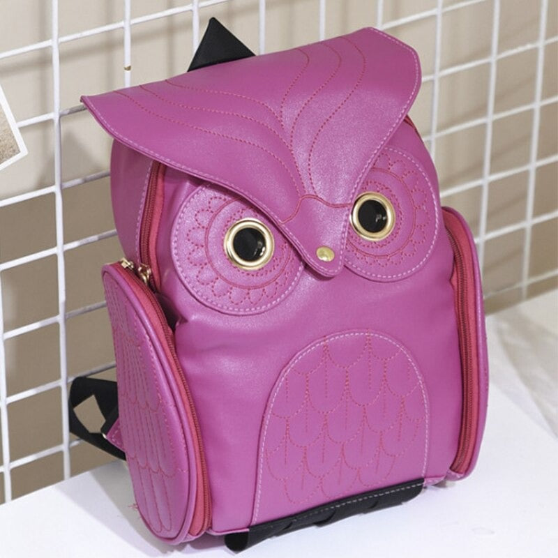 Women's Multi-Pocket Owl Backpack