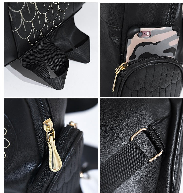Women's Multi-Pocket Owl Backpack
