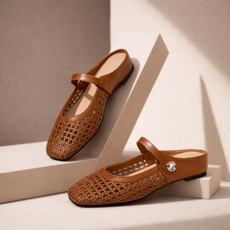 Women's Orthopedic Mule Flats for All-Day Comfort