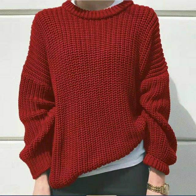 Women's Oversized Crewneck Sweater