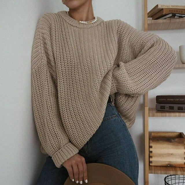 Women's Oversized Crewneck Sweater