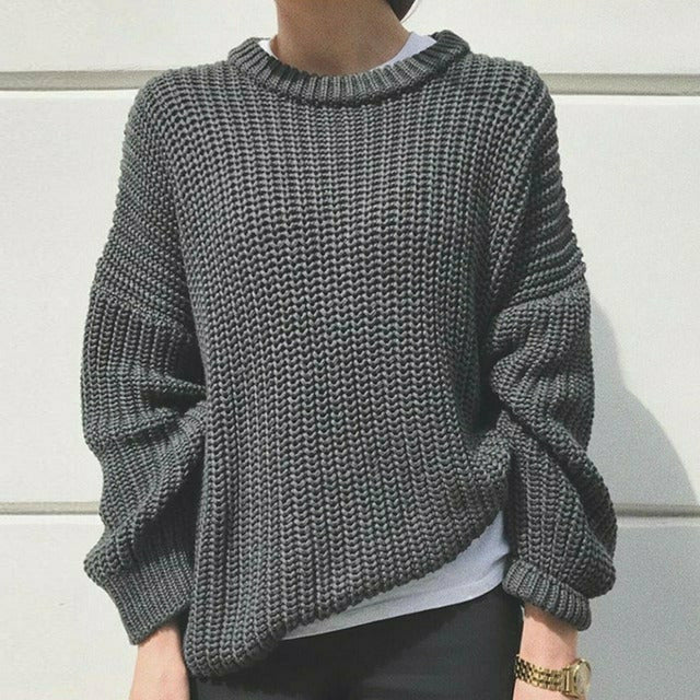 Women's Oversized Crewneck Sweater