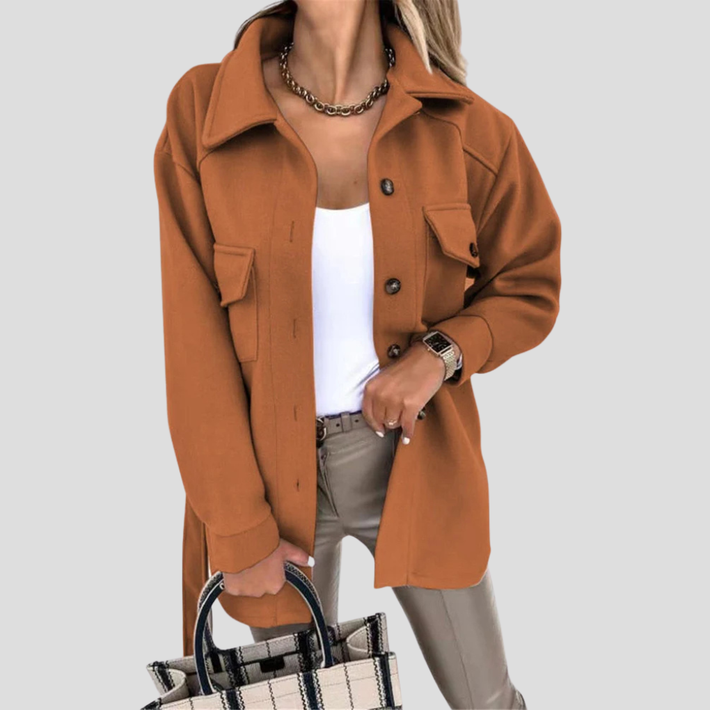 Women's Oversized Jacket - Relaxed Layer with Versatile Fit