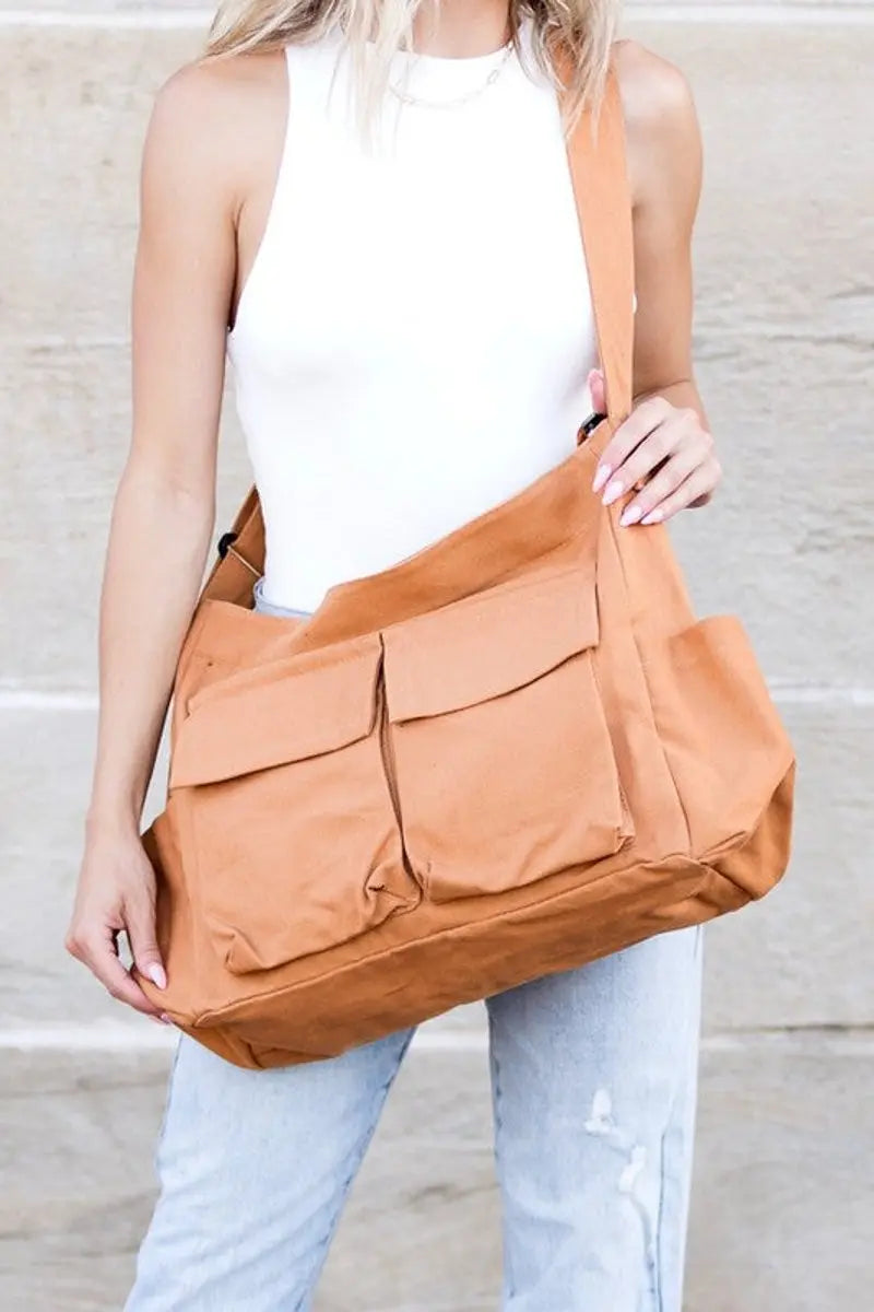 Women's Oversized Messenger Shoulder Tote Bag
