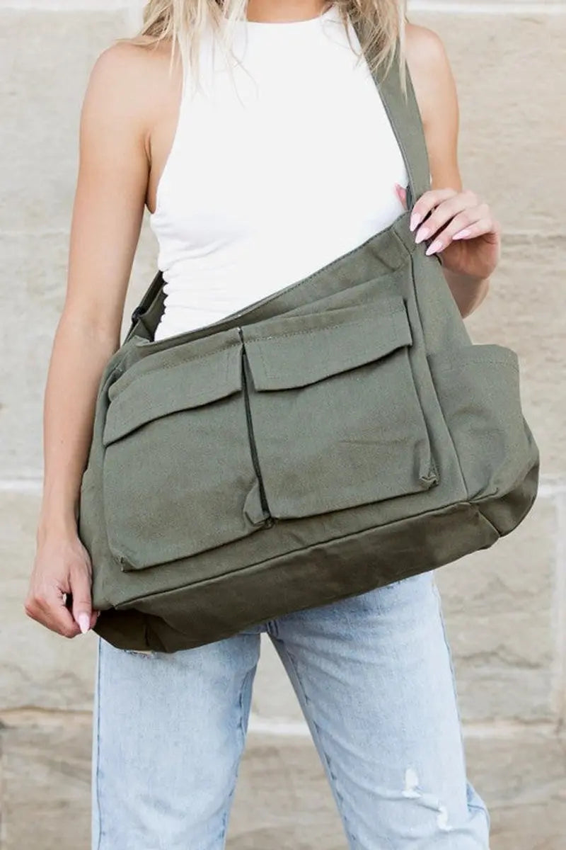 Women's Oversized Messenger Shoulder Tote Bag