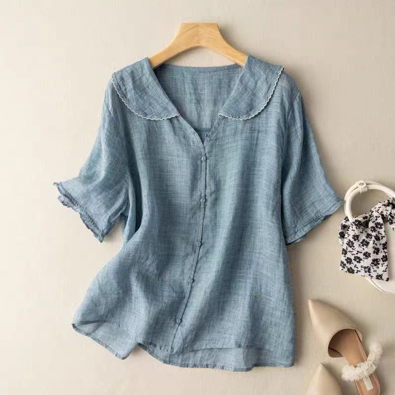 Women's Peter Pan Collar Blouse
