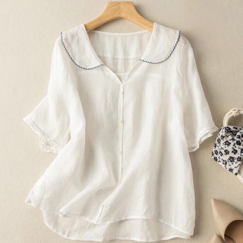 Women's Peter Pan Collar Blouse