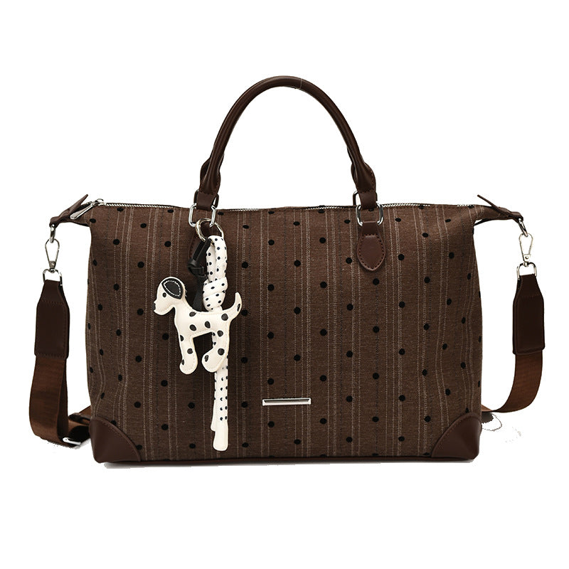 Women's Polka Dot Weekend Travel Bag