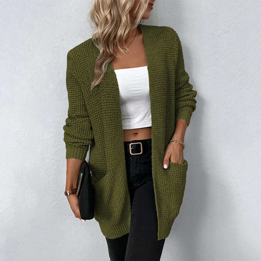 Women's Relaxed-Fit Long Cardigan