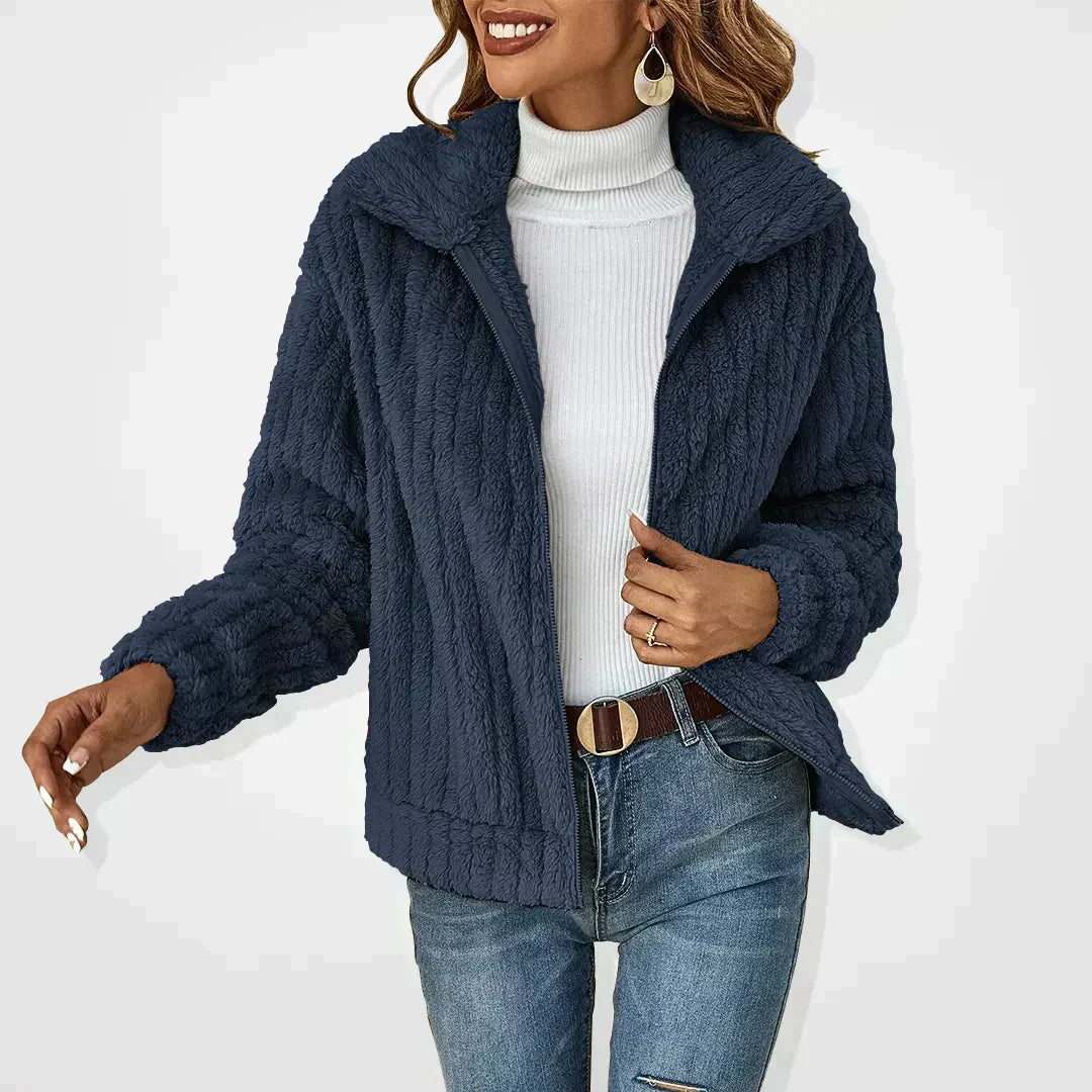 Women's Relaxed Fit Zip-Up Jacket