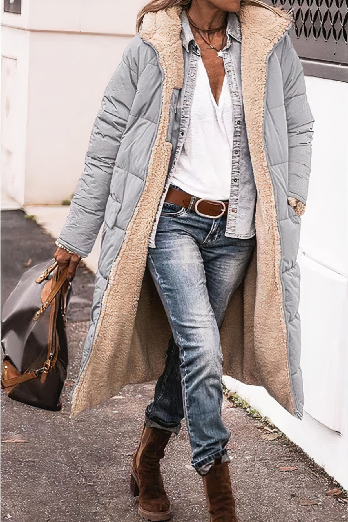 Women's Reversible Windproof Parka