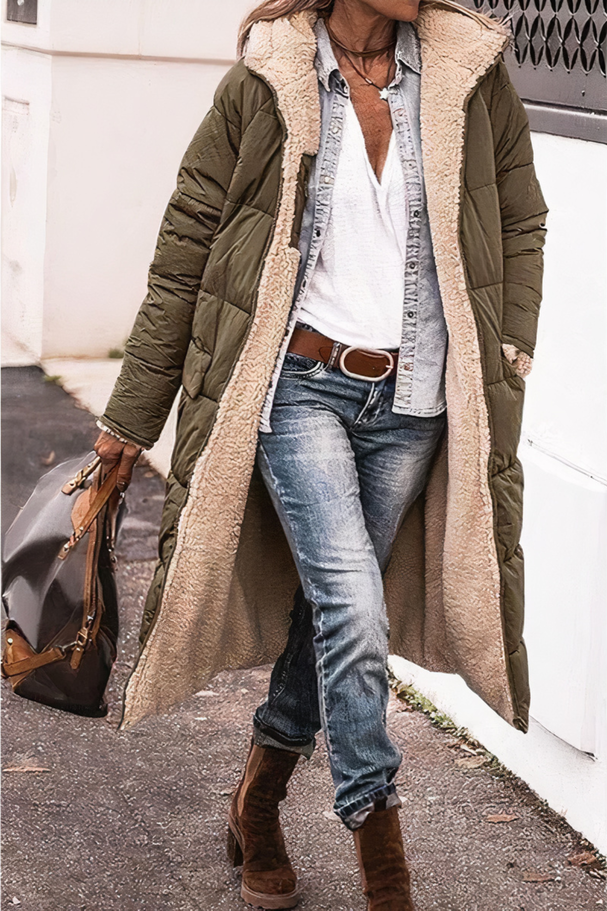 Women's Reversible Windproof Parka