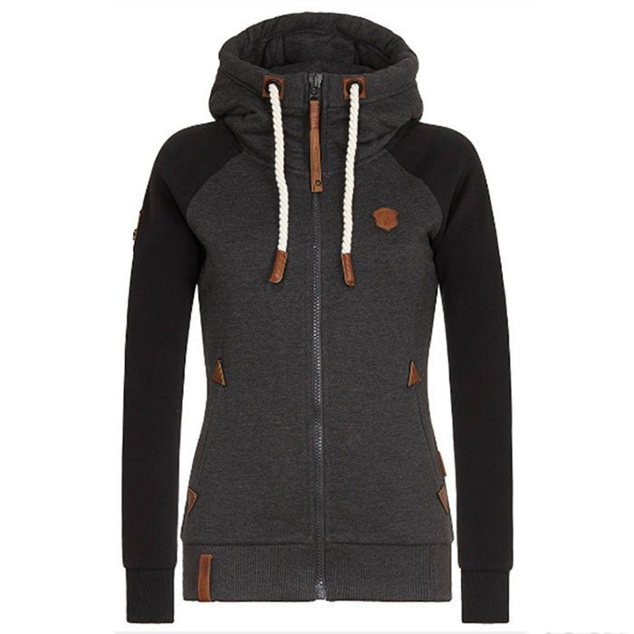 Women's Slim-Fit Zip-Up Hoodie