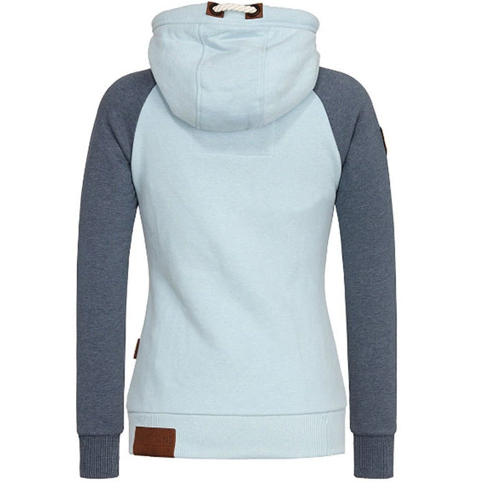 Women's Slim-Fit Zip-Up Hoodie