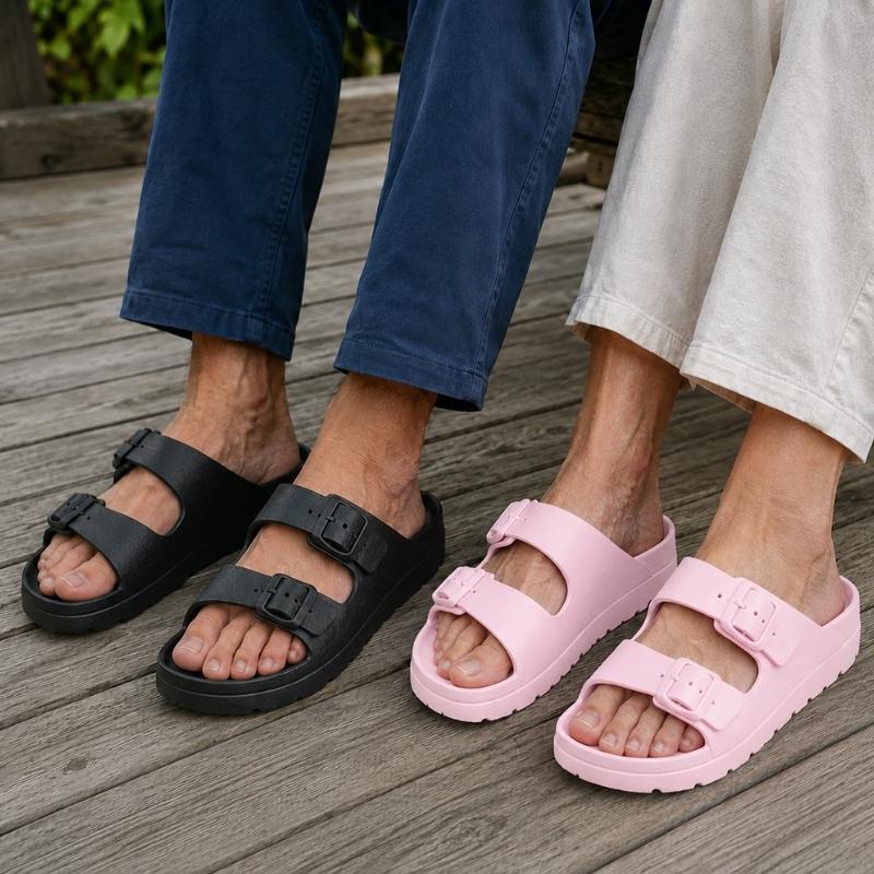 Women's Thick-Sole Shock-Absorbing Slides
