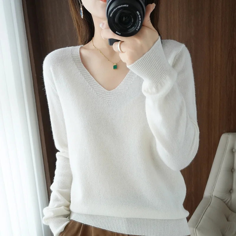 Women's V-Neck Sweater