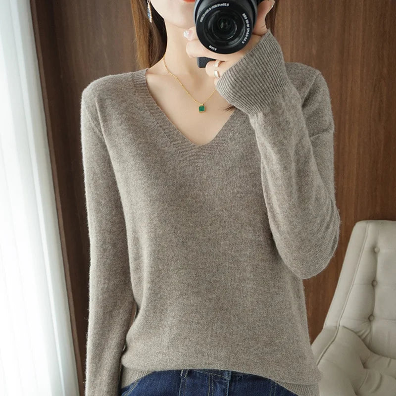 Women's V-Neck Sweater