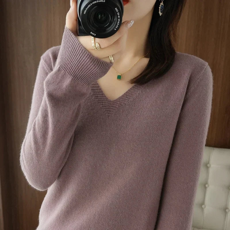 Women's V-Neck Sweater
