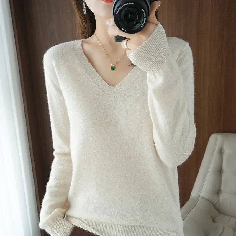 Women's V-Neck Sweater