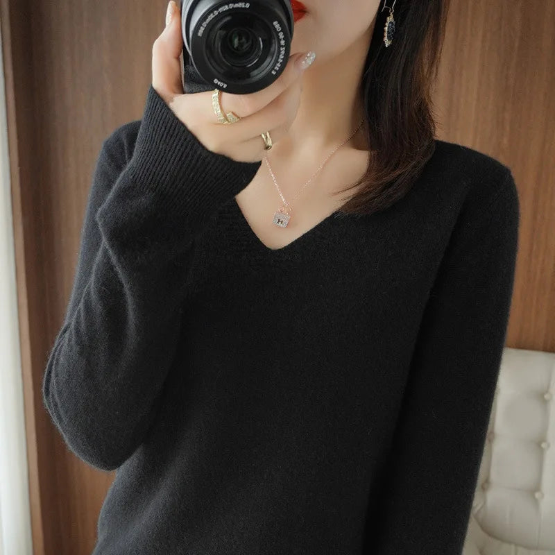 Women's V-Neck Sweater