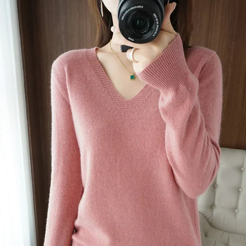 Women's V-Neck Sweater