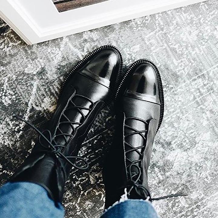 Women's Vintage Heeled Boots