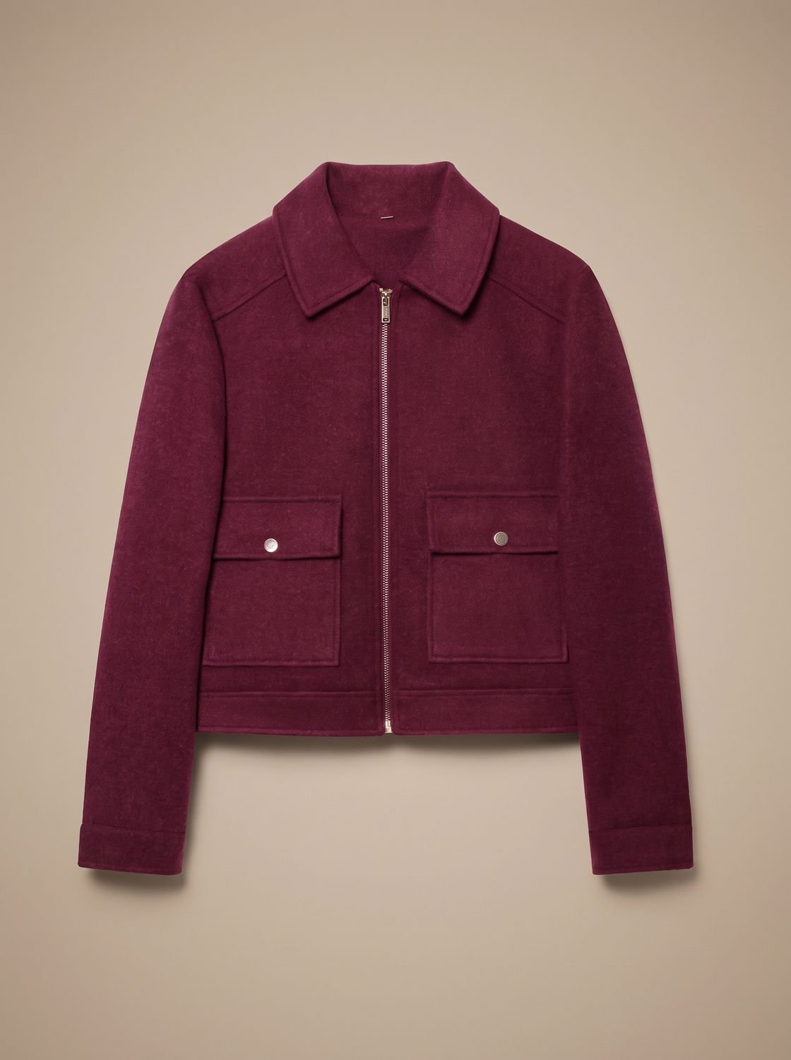 Women's Vintage Stand-Collar Short Coat