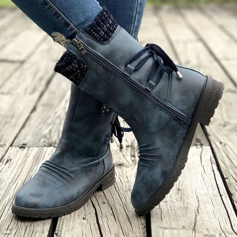 Women's Warm Weatherproof Slip-Resistant Winter Boots