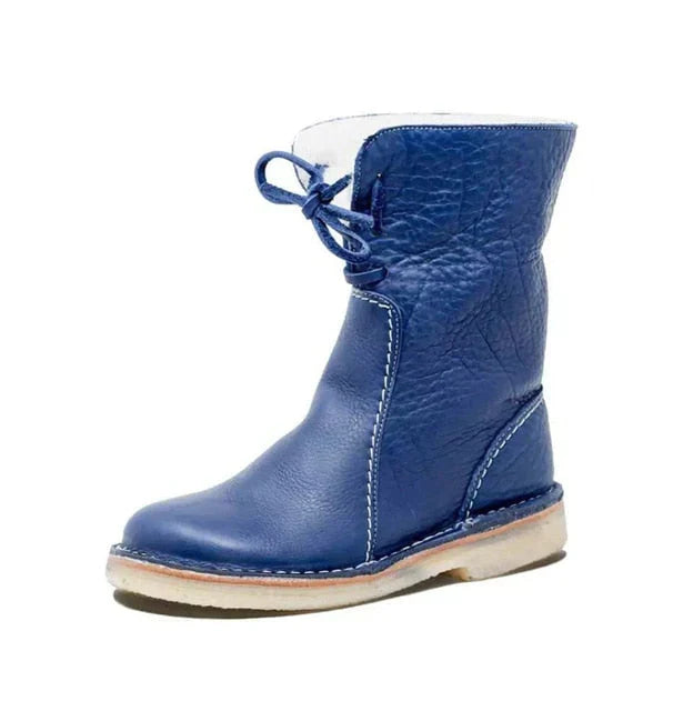 Women's Waterproof Warm-Lined Winter Boots - Comfortable and Stylish