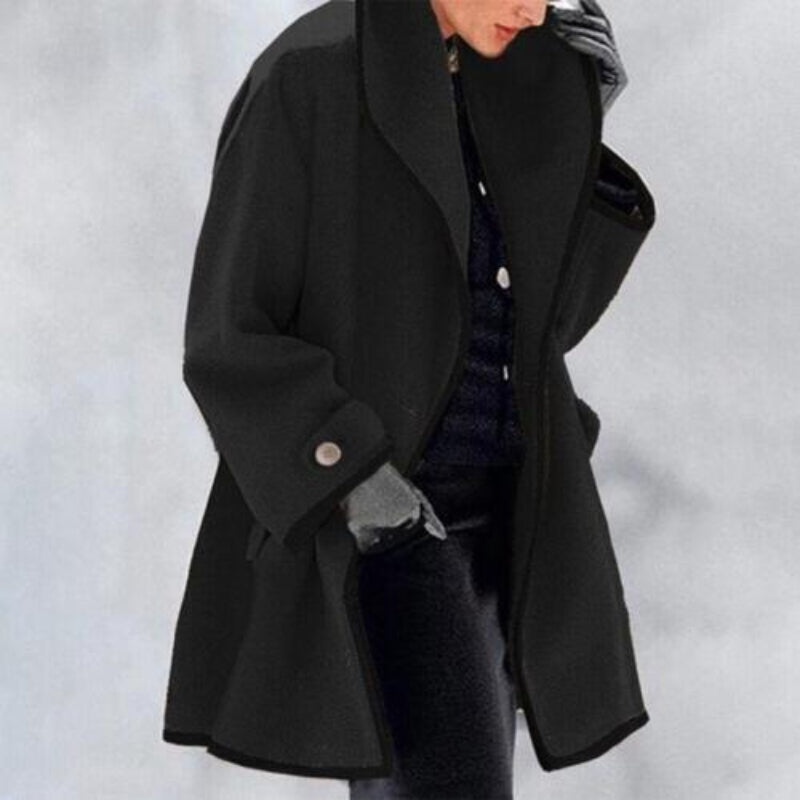 Women's Winter Double-Button Trench Coat
