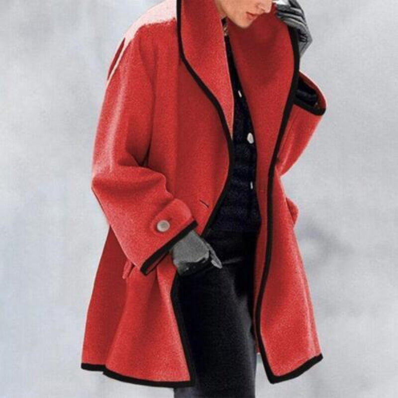 Women's Winter Double-Button Trench Coat