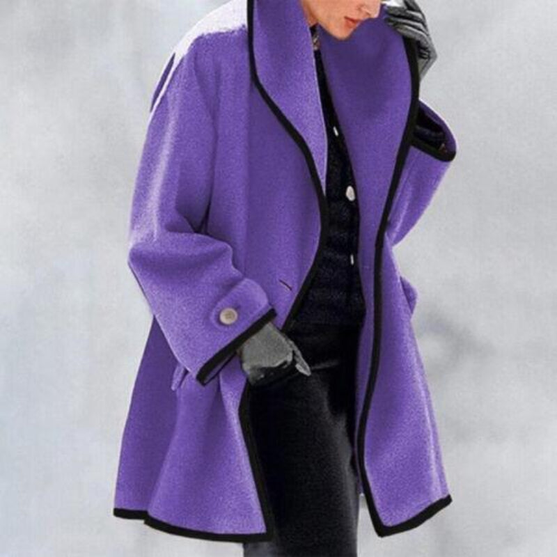Women's Winter Double-Button Trench Coat