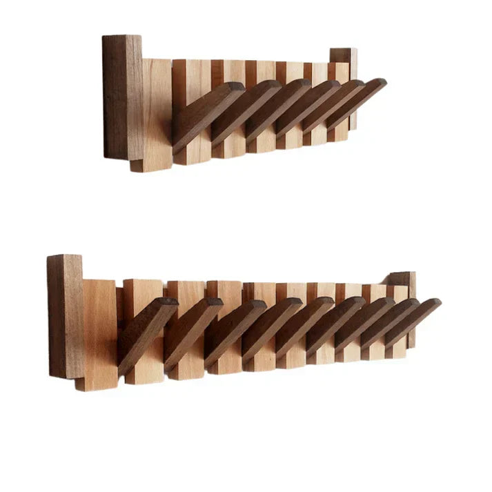 Wooden Piano Design Coat Rack
