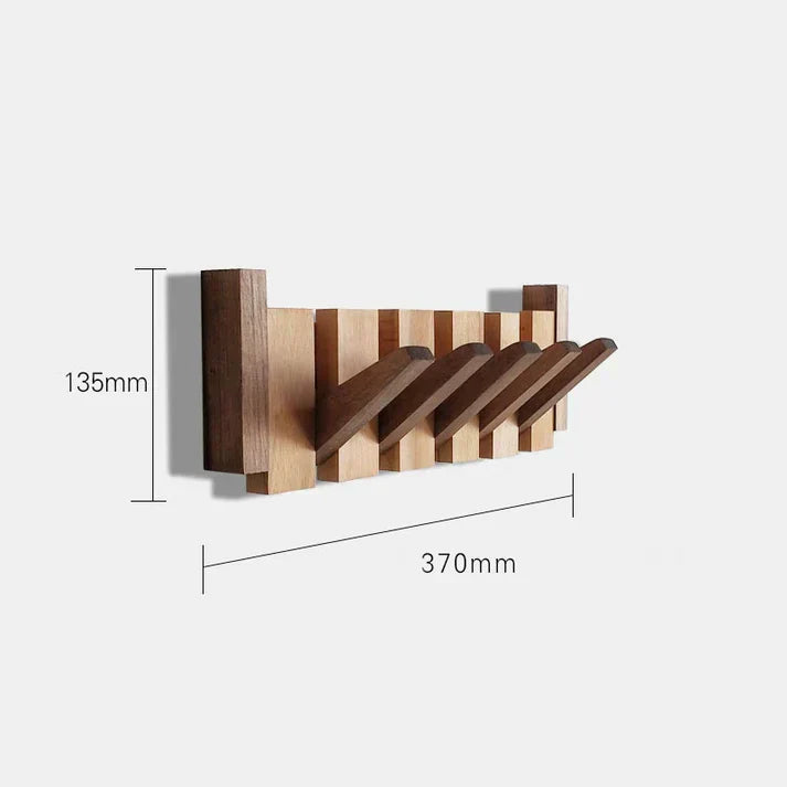 Wooden Piano Design Coat Rack
